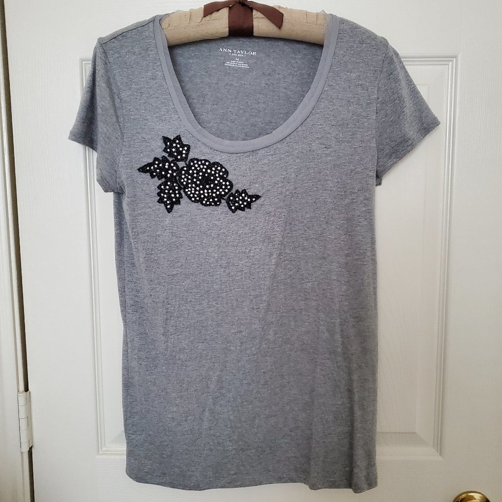 Ann Taylor Top with Beading